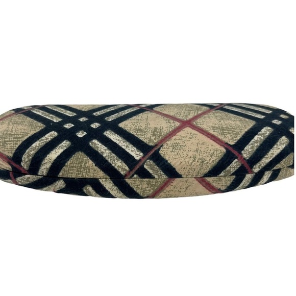 Burberry Sunglasses Eye Glasses Clam Shell Hard Case Nova Check Made in Italy - Picture 11 of 15